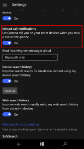 cortana-missed-call-settings