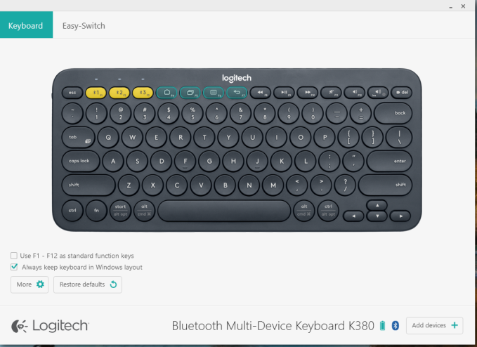 logitech K380