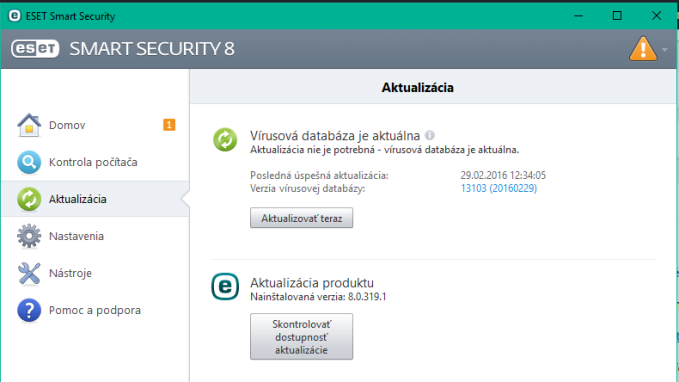 Eset Aktualizacia