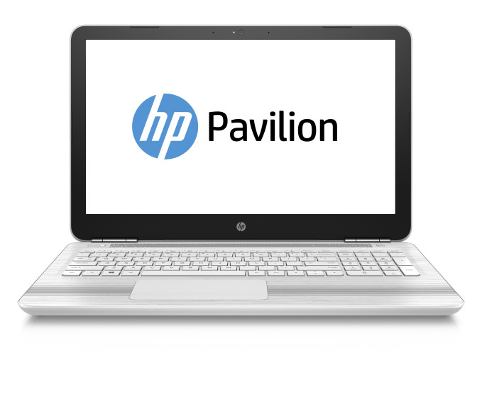 HP Pavilion 15.6_ Snow White_Front Facing