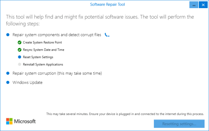 Windows Self Healing Tool