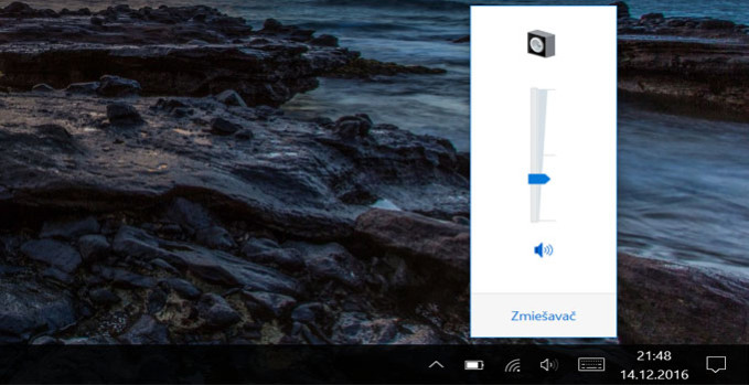 Ako zapnúť používanie starého ovládania hlasitosti vo Windows 10