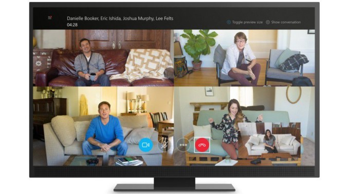 Skype UWP Xbox 2