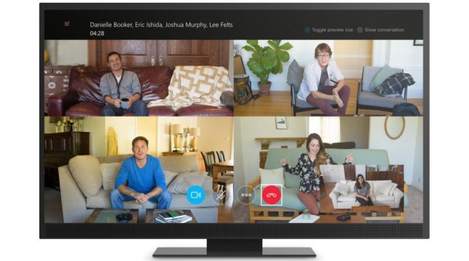 Skype UWP Xbox 2