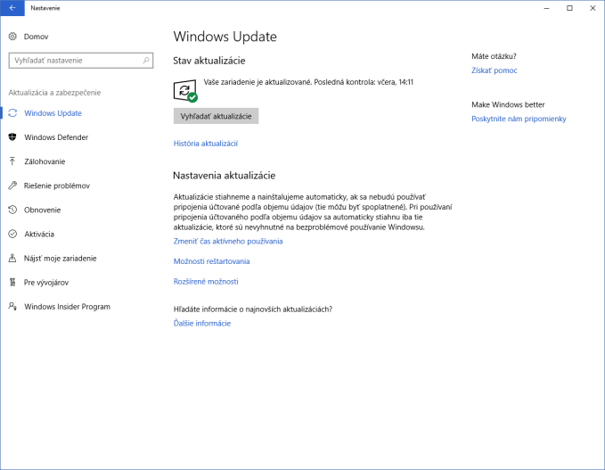 Windows 10 Update