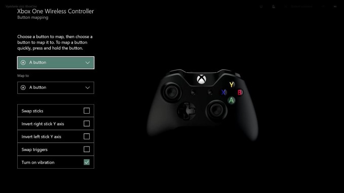 Xbox One ovladac konfiguracia 2