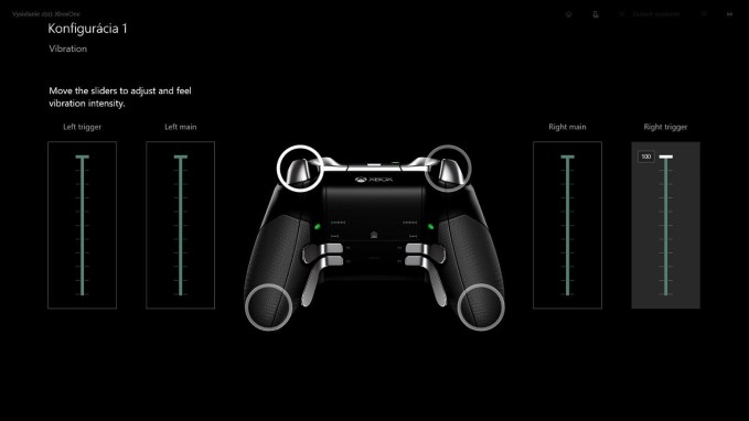 Xbox One ovladac konfiguracia 4
