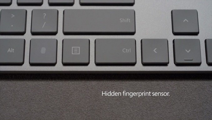 Microsoft Modern Keyboard with Fingerprint ID