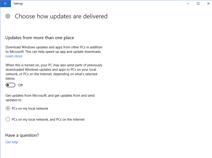 Windows Update odosielanie dat