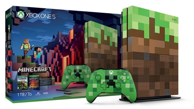 Xbox One S Minecraft Limited Edition Bundle