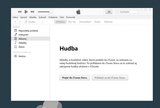 iTunes windows