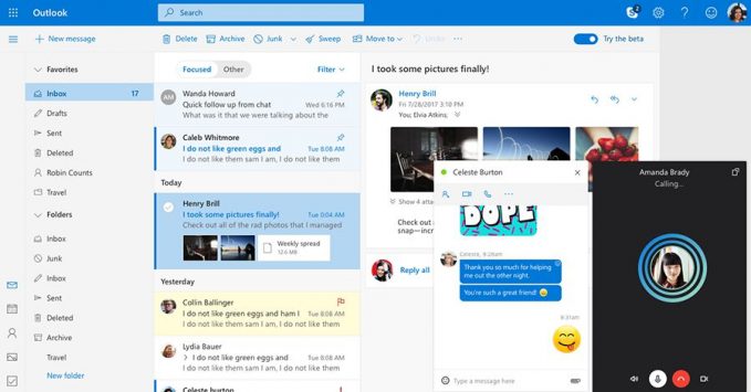 outlook.com 2018