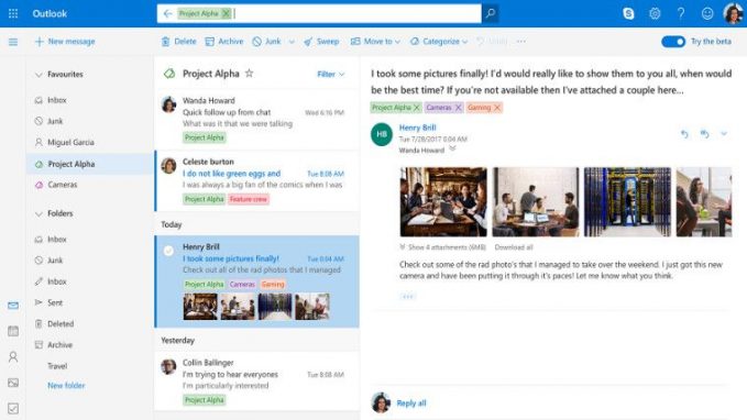 outlook.com 2018