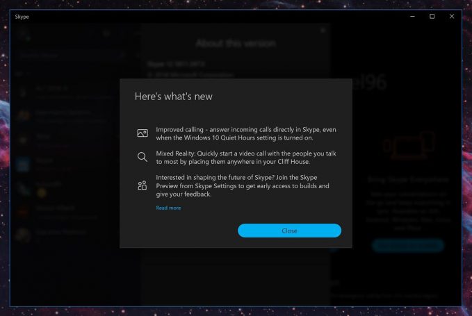 Skype Preview App Program