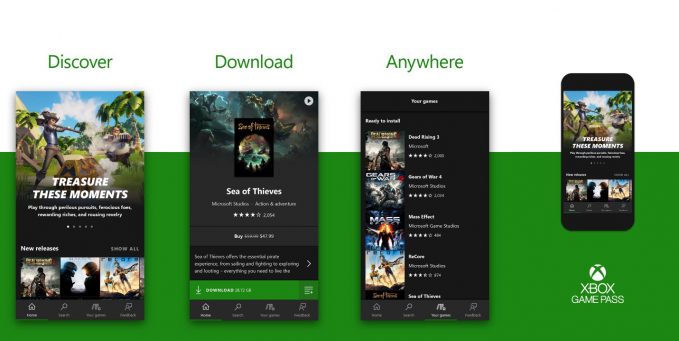 Xbox Game Pass aplikacia